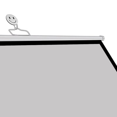 Thinyou 60 inch 43 Projector Screen Matte Gray Fabric Fiber