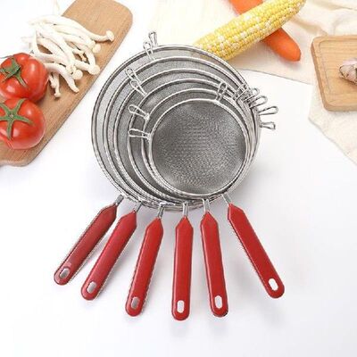 justdolife Stainless Steel Kitchen Flour Handheld Screen