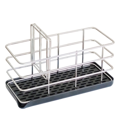 Kitchen Sink Caddy Organizer Stainless Steel Sponge Soap