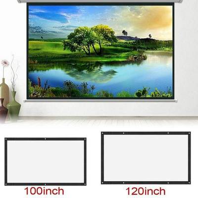 Projector Screen Canvas 3D Wall Mounted Projection LED Scree