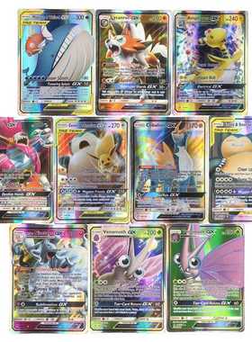 60-200pcs New Pokemon cards Tag Team GX EX MEGA Cards Pokemo