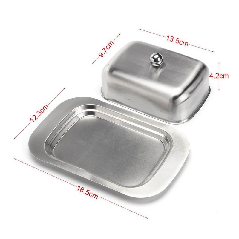 Kitchen Butter Dish Box Container Cheese Plate Storage Conta