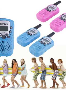 For Kids Children Gift red 2x RT-388 Walkie Talkie 0.5W 22CH