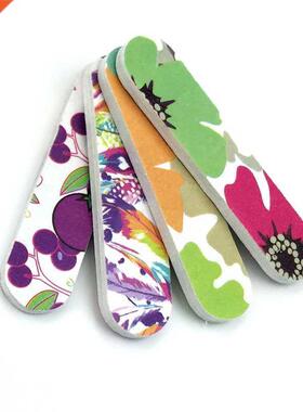 50pcs Mini NailFile Double Side 100/180 Nail Buffer Angle N