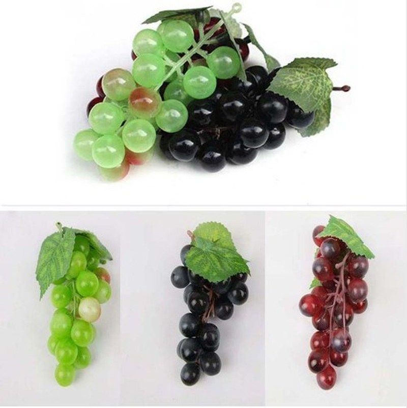 lifelike artificial grapes plastic artificial flowers fake d