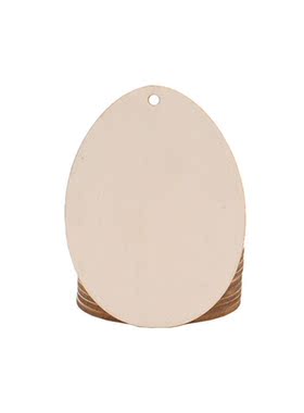 Wood Cutouts Basket Tags Creative Easter Bunny Egg Pendants