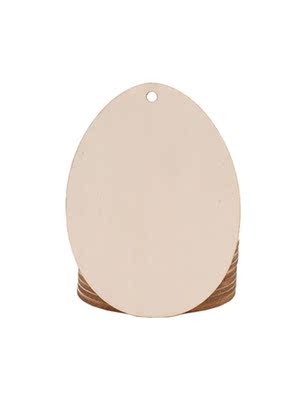 Wood Cutouts Basket Tags Creative Easter Bunny Egg Pendants
