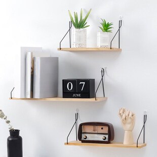Metal Wall Shelf Nordic Wall Decor Shelf Book Organizer Stor
