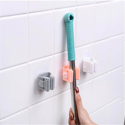 Fashion Wall Mounted Mop Organizer Holder Brush Broom