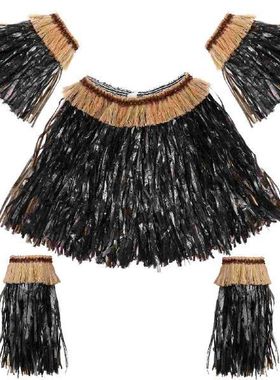 Skirts Grass Luau Skirt Hawaiian Party Hulaadults Outfit