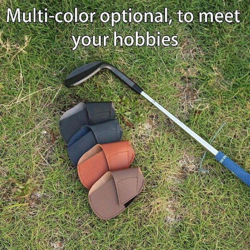 golf iron club cover rod protective protector leather pu