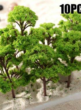 5/10/12/20/30/40/70pcs Model Trees Artificial Tree Train Rai