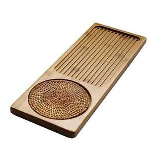 Bamboo Tray High Quality 25*14*3.5cm Chinese Solid Tea Tray