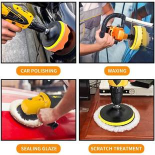 Kit Buffer Sponge Car Pads Pad Polishing Foam