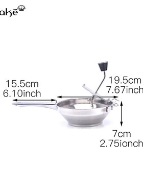 Potato Masher Stainless Steel Potato Ricer With Rotary Handl