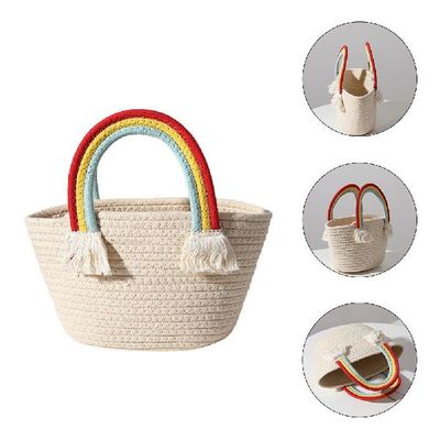 Bag Tote Beach Woven Straw Purse Bags Shoulder Rattan Women