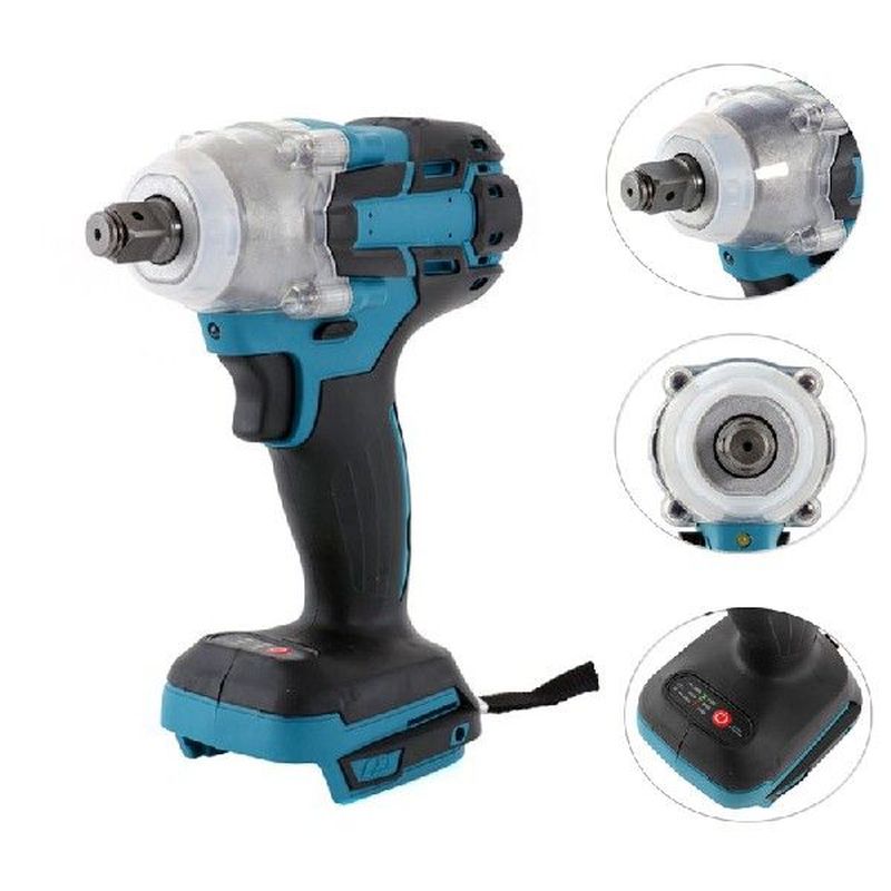 520 N.m Torque Brushless Cordless Electric Impact Wrench