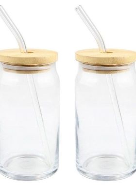 2 Sets of Household Glass Water Cups Drinking Glasses Water