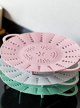 Silicone Steamer Rack Heat Resistant Steaming Tray Cookware