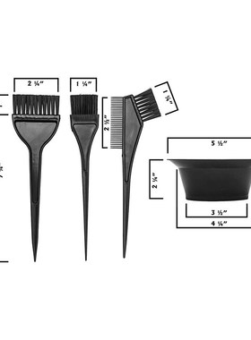 Bowl-Set Hair-Dye Color-Brush Dying-Coloring And for Applica