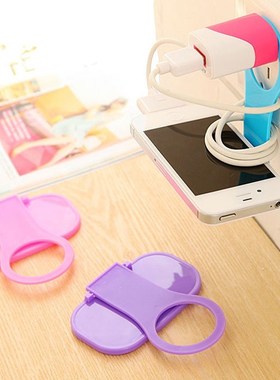 1pc Mobile Phone Wall Charging Holder Hangs for Tablet Cellp