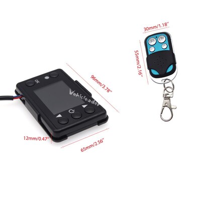 12V/24V Diesels Air Heater LCD Monitor Switch + 4 Buttons Re
