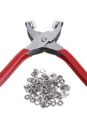 Tang Kancing Tekan Pengencang Snap Ring Logam Cabang 9.5Mm