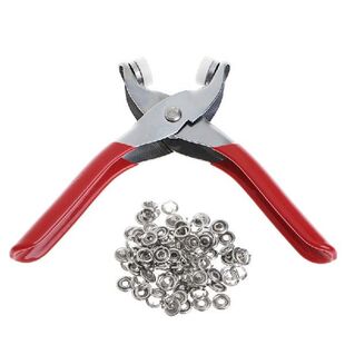 Tang Kancing Tekan Pengencang Snap Ring Logam Cabang 9.5Mm