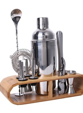12-Pieces Cocktail Shaker Set 750ML/550ML kit Bartender Kit