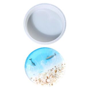 Silicone Molds Round For Resin Table 12.6 Inch Round