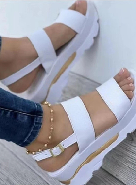 2022 Women Platform Sandals Summer Casual Wedge Design Shoes