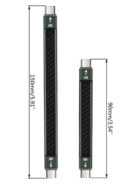 2020 PD 60W Thunderbolt 3 cable Certified 40Gbps Type C to