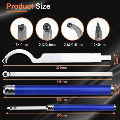 Woodturning Tools Set Woodworking Chisel Carbide Inserts Cut