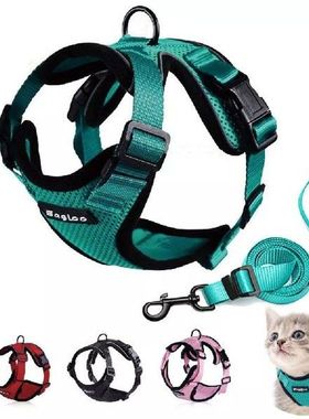 Cat Harness and Leash for Walking Escape Proof Soft