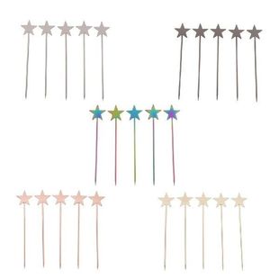 5PCS Martini Picks Stainless Steel Fruit Cocktail Picks for