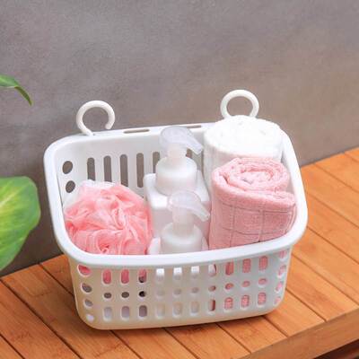 Storage-Basket Hangable Bathroom Kitchen Plastic Household W
