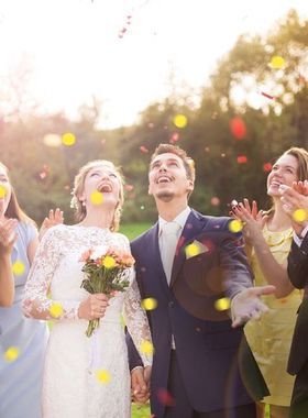 4 Bags Round Table Scatter for Wedding Festival Birthday
