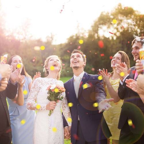 4 Bags Round Table Scatter for Wedding Festival Birthday