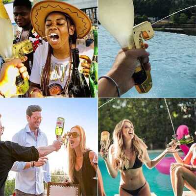 Champagne Gun Wine Sprayer Pistol Beer Bottle Durable Spray