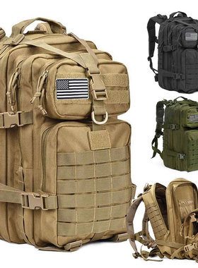 50L Capacity Men Army Military Tactical Large Backpack Water