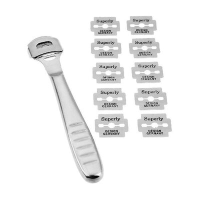 Leather Skiving Knife+10 Blades Professional Thinning
