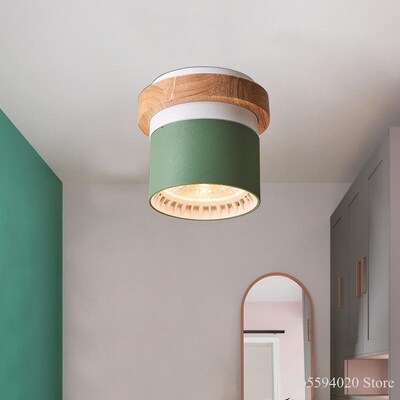 Nordic Simple Macaroni Light Log Small Downlight LED Light R