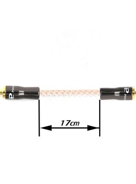 3.5MM To 3.5MM AUX Cable 8core OCC copper and silver Male