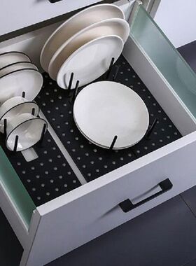 Kitchen Shelf Organizer Telescopic Dish Plate Drying Rack