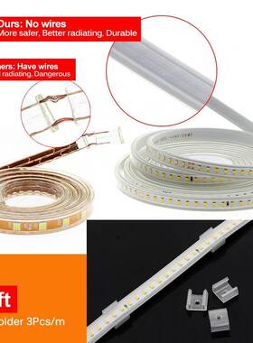 220V LED Strip 2835 High Safety High Brightness 120LEDs/m Fl