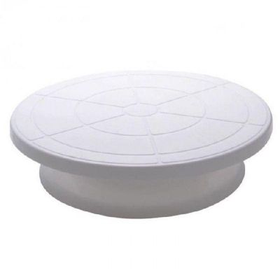 Round Shape Cake Decoration Turntable Manually Rotating DIY
