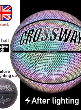 Luminous Basketball Ball 7 Size Reflective Basketball Cool