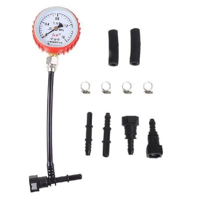 OOTDTY Motorcycle Car Fuel Pressure Gauge Car Gasoline