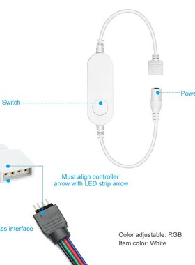 WiFi Smart Mini Led Controller DC5V 12V 24V RGBW RGBWW RGB+C