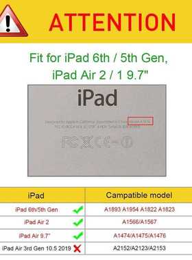 iPad 9.7 2018 2017 Case Magnetic Pu Leather Stand Smart Cove